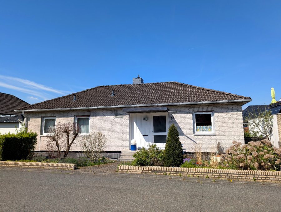 Alles auf einer Ebene: Bungalow in netter Nachbarschaft von Hasbergen, 49205 Hasbergen