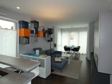 Moderne City-Wohnung im Neustadt-Carré - Lichtdurchfluteter Wohnbereich...
